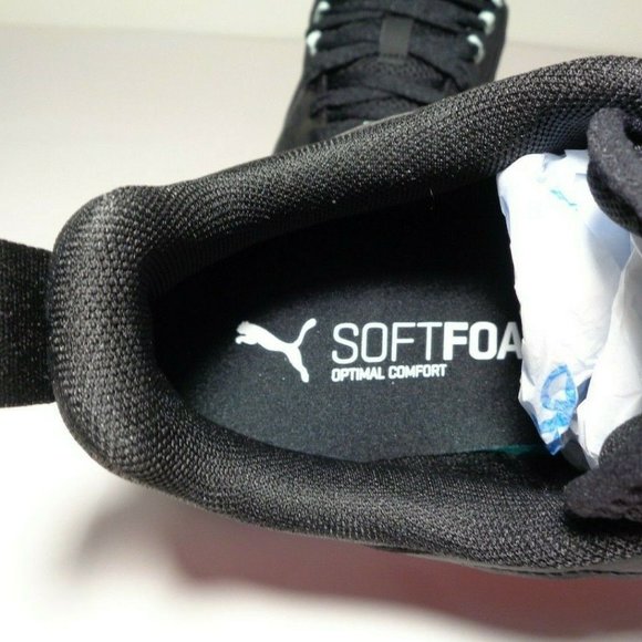 Puma Women's Pacer Net Cage Soft Foam Sneakers - Black - Picture 10 of 14